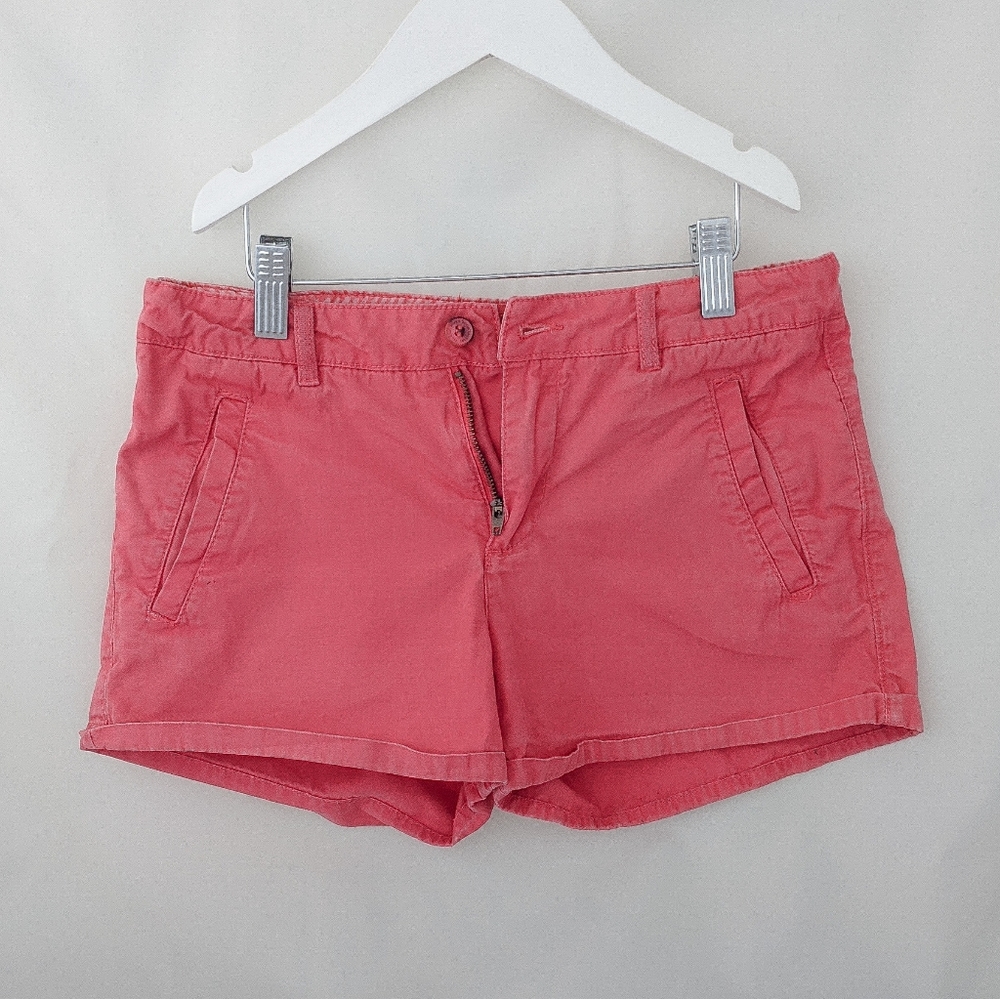 Rosy Red Zara Girls Shorts